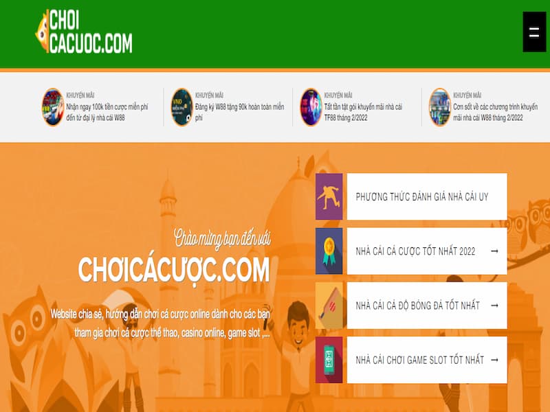 Choicacuoc.com kênh thông tin không thể thiếu cho cược thủ