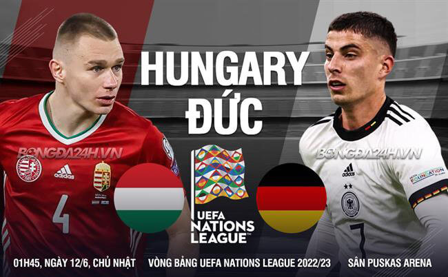 Hungary vs Đức ở lượt trận thứ 3 trong vòng bảng Nations League