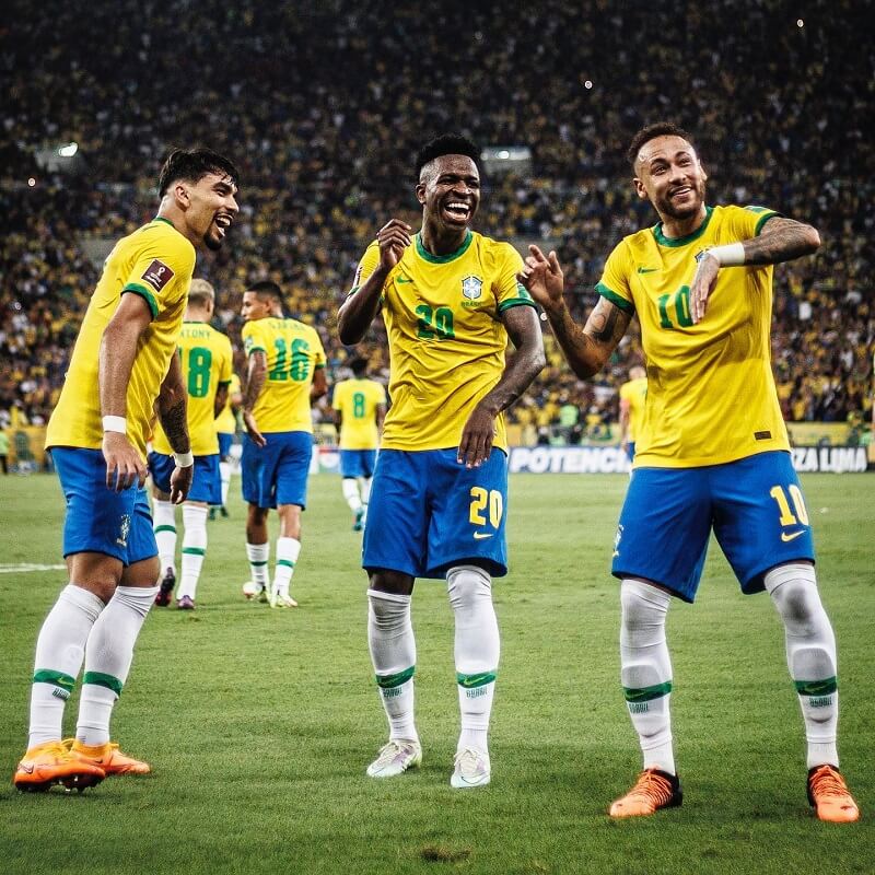 hình nền Vinícius Júnior và đồng đội ở tuyển brazil